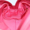 PRADA Pouch Nylon Pink Auth bs14982-16