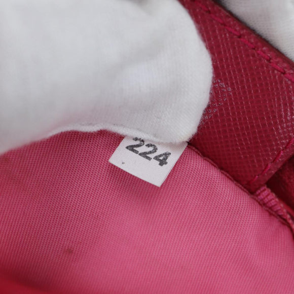 PRADA Pouch Nylon Pink Auth bs14982