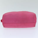 PRADA Pouch Nylon Pink Auth bs14982-7