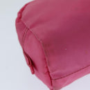 PRADA Pouch Nylon Pink Auth bs14982-9