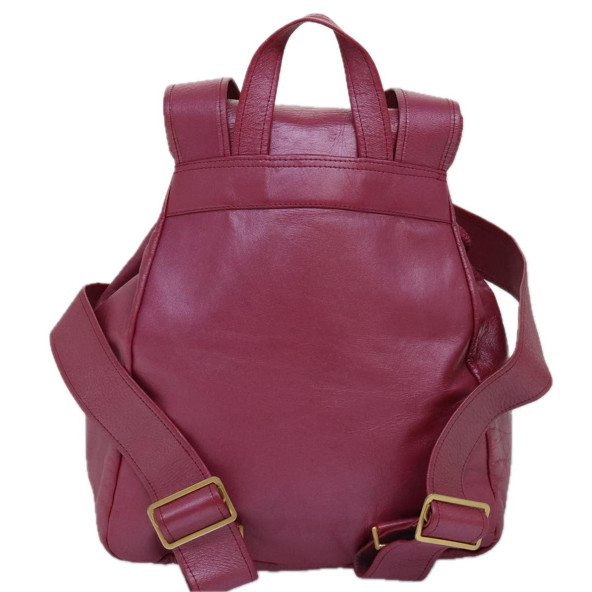 BALLY Backpack Leather Pink Auth bs14995 - 0