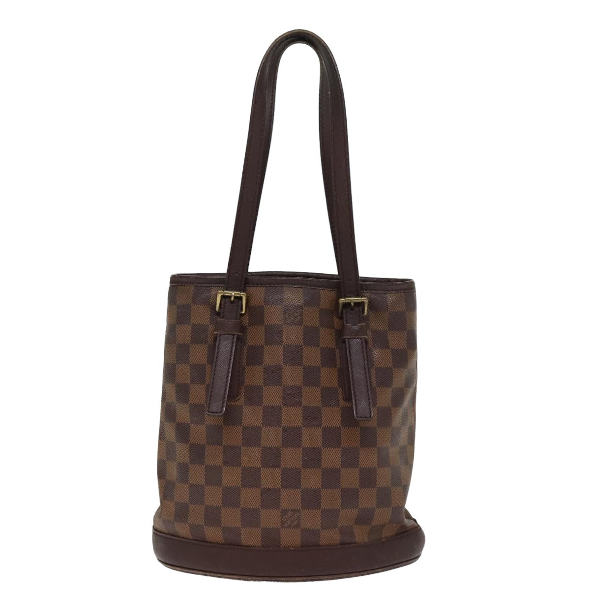 LOUIS VUITTON Damier Ebene Marais Shoulder Bag N42240 LV Auth bs15021