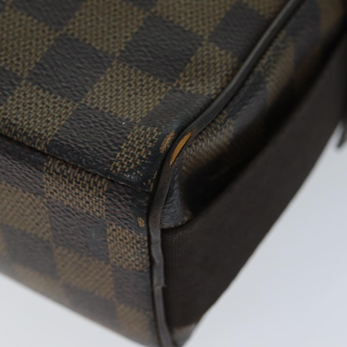 LOUIS VUITTON Damier Ebene Olaf PM Shoulder Bag N41442 LV Auth bs15023