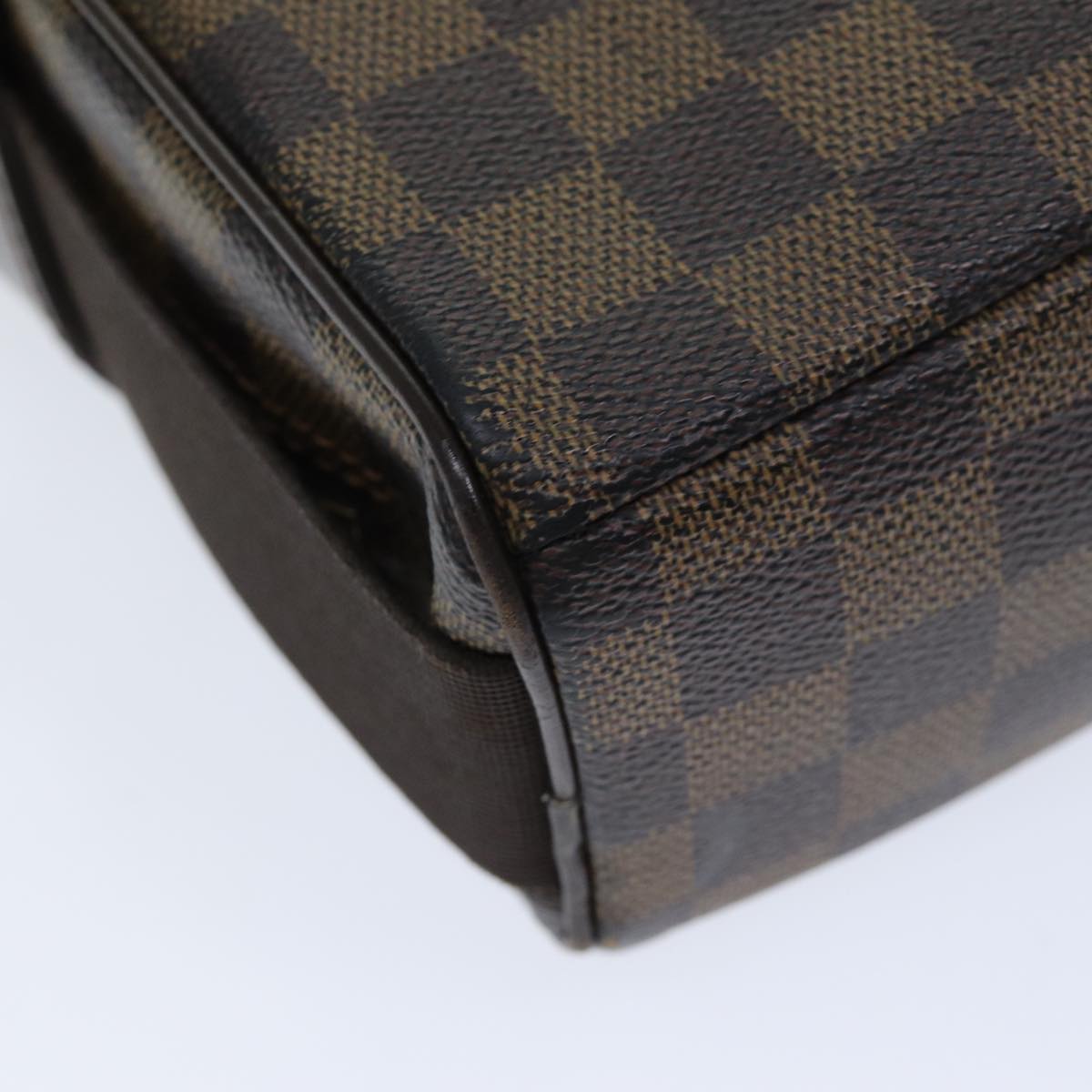 LOUIS VUITTON Damier Ebene Olaf PM Shoulder Bag N41442 LV Auth bs15023