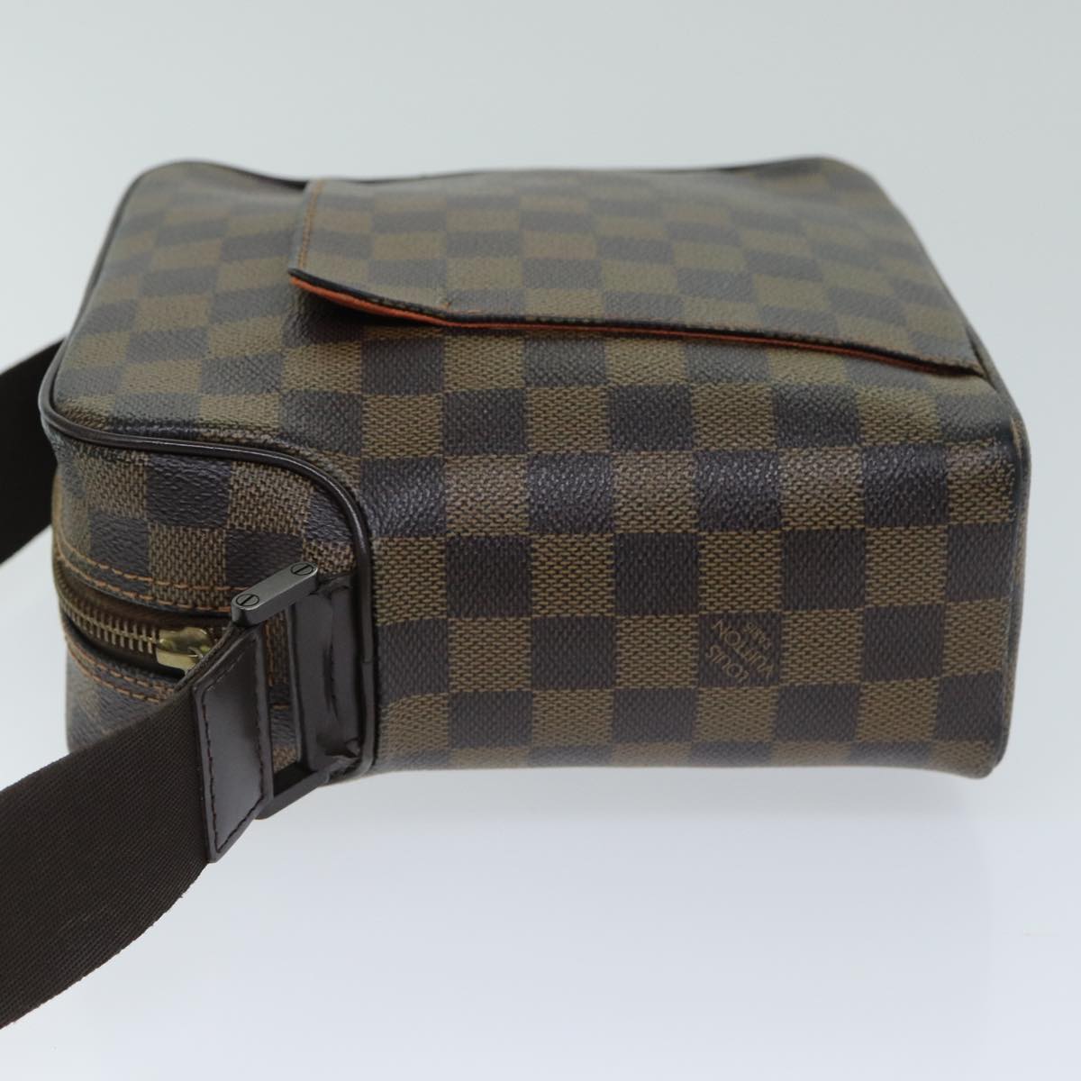 LOUIS VUITTON Damier Ebene Olaf PM Shoulder Bag N41442 LV Auth bs15023