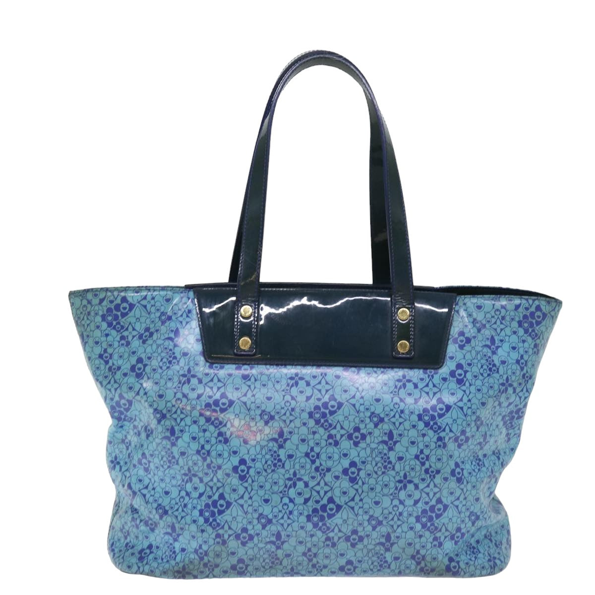 LOUIS VUITTON Cosmic Blossom Beach line Cosmic PM Bag Blue M93161 Auth bs15027