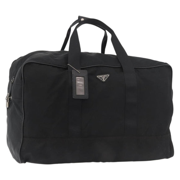 PRADA Boston Tasche Nylon 2way Schwarz Auth bs15045