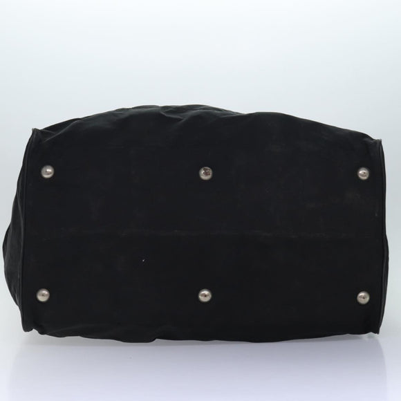 PRADA Boston Bag Enamel 2way Black Auth bs15045