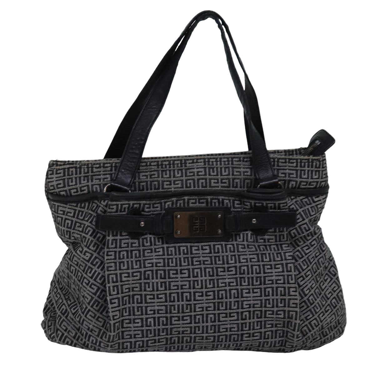 GIVENCHY Tote Bag Canvas Gray Auth bs15048 - 0