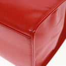 CELINE Shoulder Bag Leather Red Auth bs15049-15