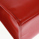 CELINE Shoulder Bag Leather Red Auth bs15049-16