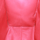 CELINE Shoulder Bag Leather Red Auth bs15049-19