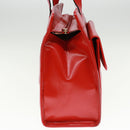 CELINE Shoulder Bag Leather Red Auth bs15049-3