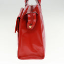 CELINE Shoulder Bag Leather Red Auth bs15049-4
