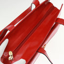 CELINE Shoulder Bag Leather Red Auth bs15049-6