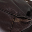 BURBERRY Shoulder Bag Leather Brown Auth bs15061-9