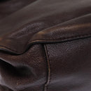 BURBERRY Shoulder Bag Leather Brown Auth bs15061-15