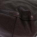 BURBERRY Shoulder Bag Leather Brown Auth bs15061-16