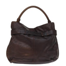 BURBERRY Shoulder Bag Leather Brown Auth bs15061-2