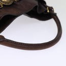 BURBERRY Shoulder Bag Leather Brown Auth bs15061-7