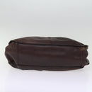 BURBERRY Shoulder Bag Leather Brown Auth bs15061-5