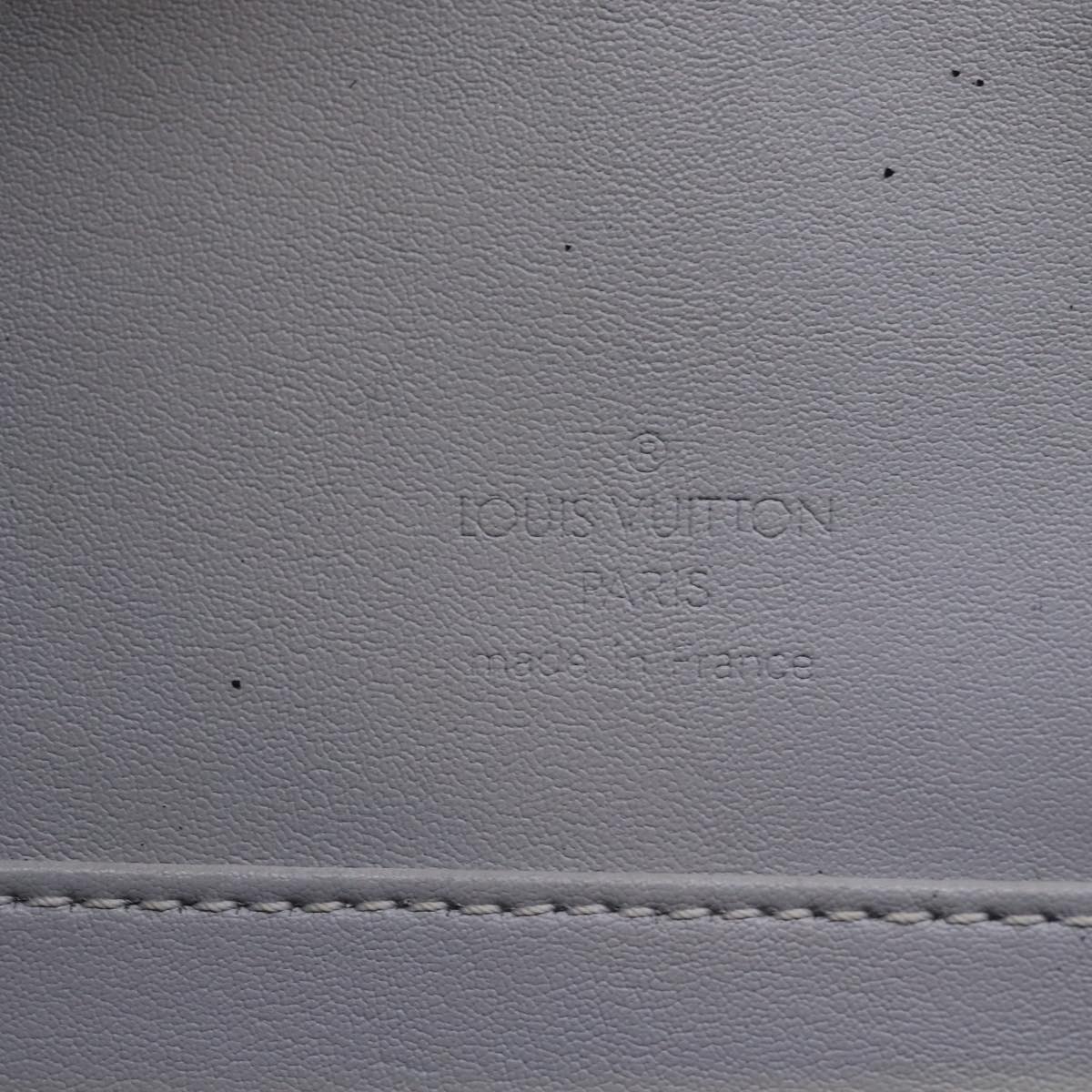 LOUIS VUITTON Monogram Vernis Thompson Street Bag Gris M91008 LV Auth bs15064