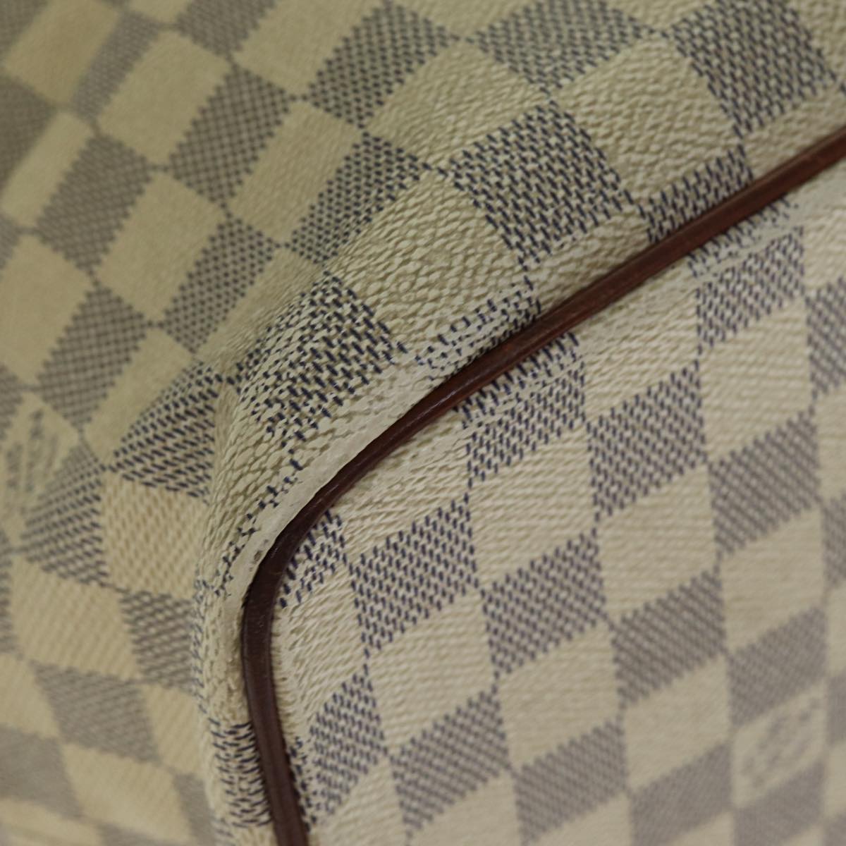 LOUIS VUITTON Damier Azur Saleya MM Tote Bag N51185 LV Auth bs15069