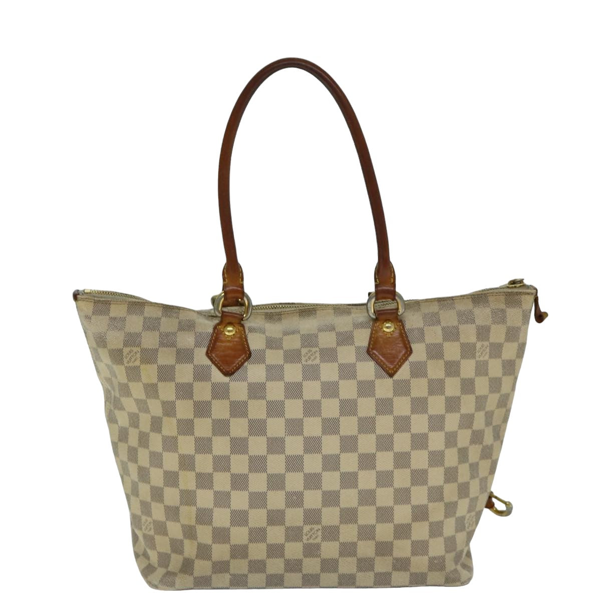 LOUIS VUITTON Damier Azur Saleya MM Tote Bag N51185 LV Auth bs15069 - 0