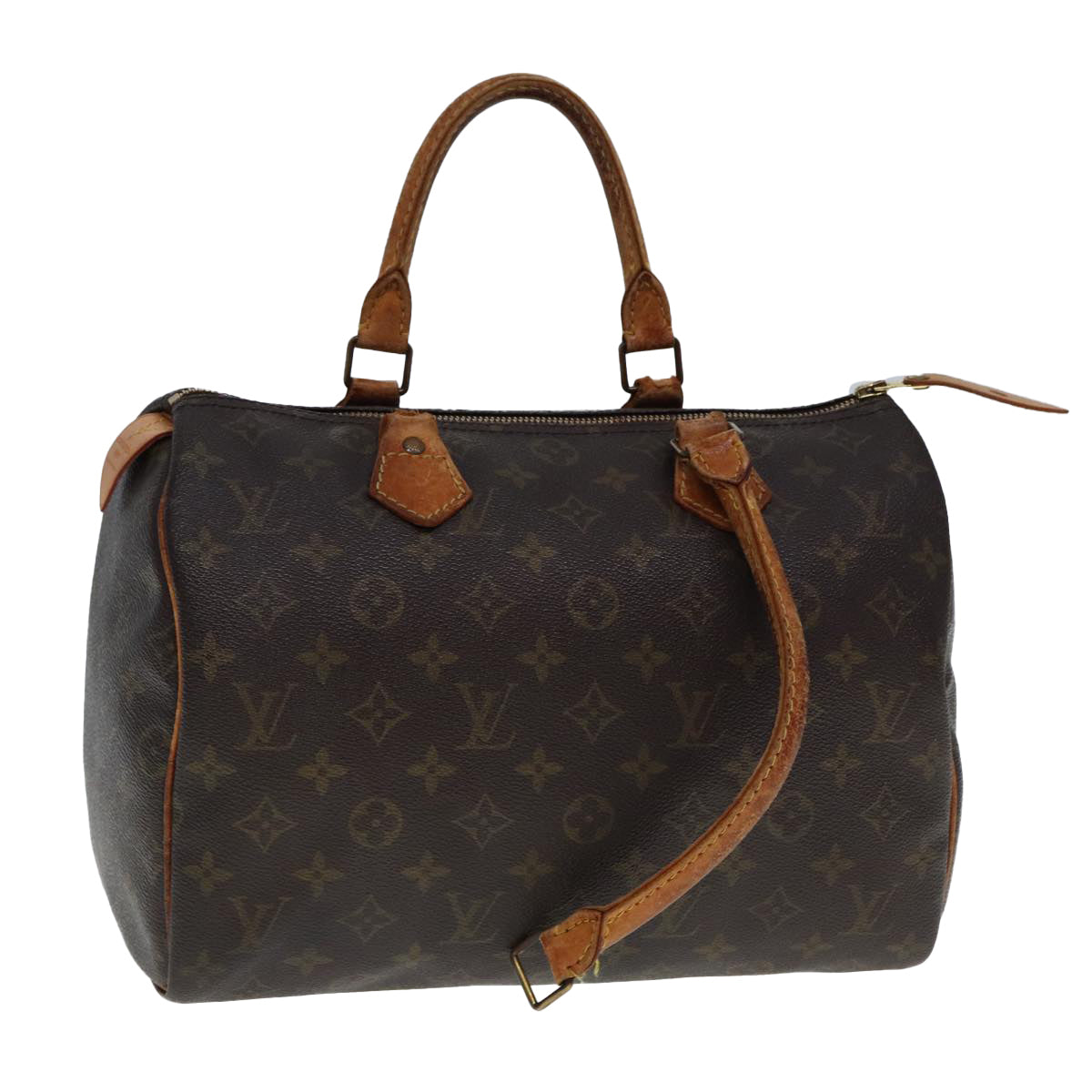 LOUIS VUITTON Monogram Speedy 30 Hand Bag M41526 LV Auth bs15073