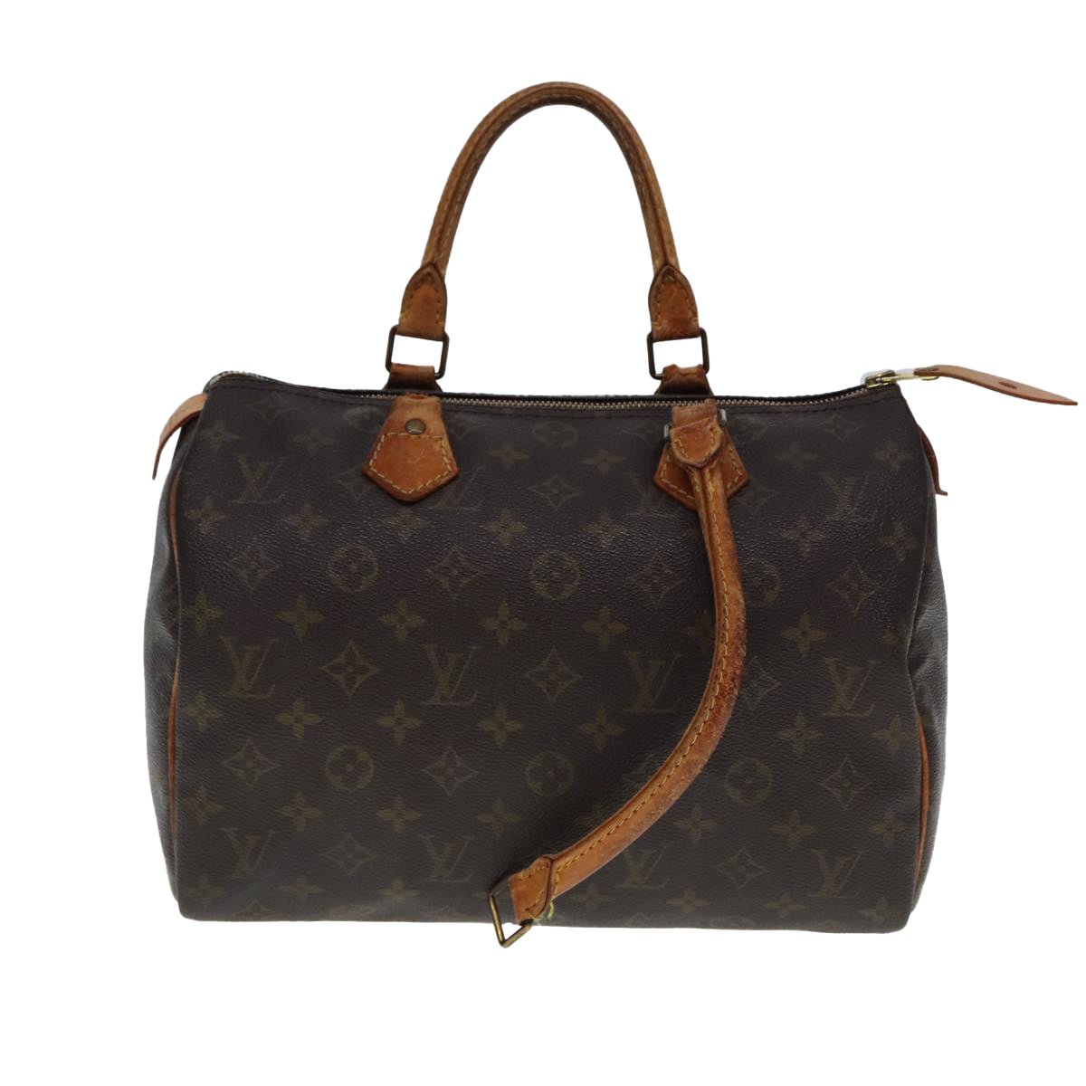 LOUIS VUITTON Monogram Speedy 30 Hand Bag M41526 LV Auth bs15073 - 0