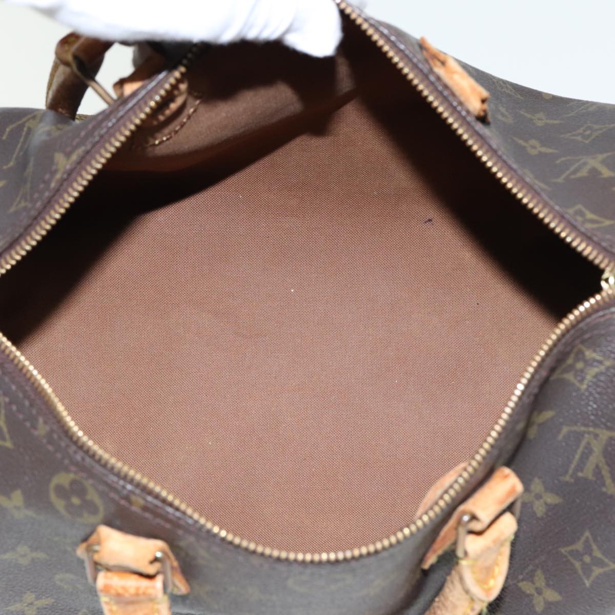 LOUIS VUITTON Monogram Speedy 30 Hand Bag M41526 LV Auth bs15073