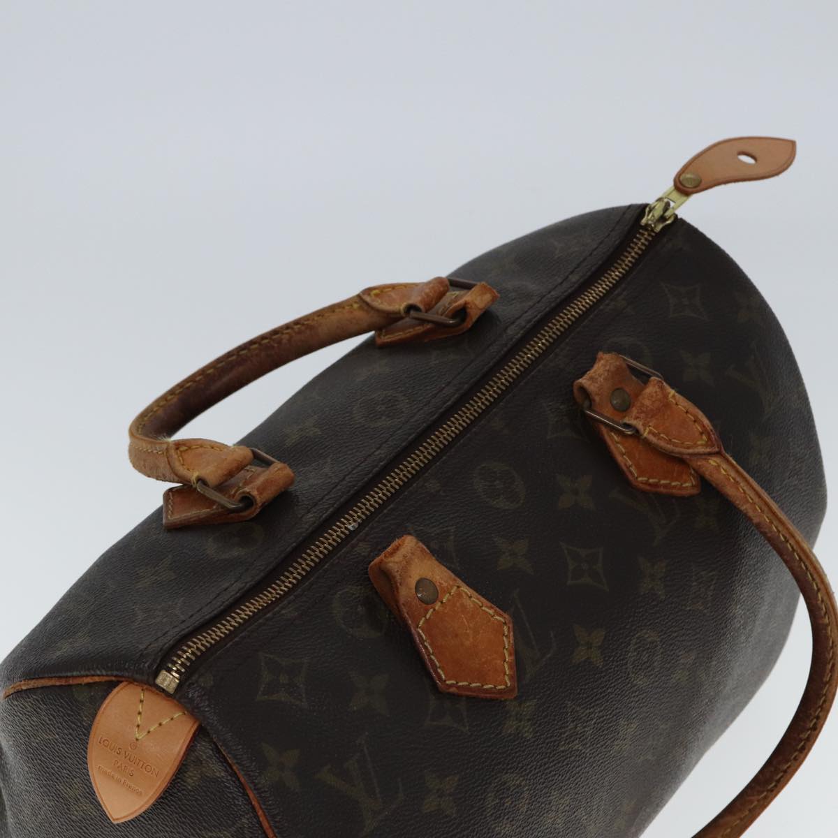 LOUIS VUITTON Monogram Speedy 30 Hand Bag M41526 LV Auth bs15073