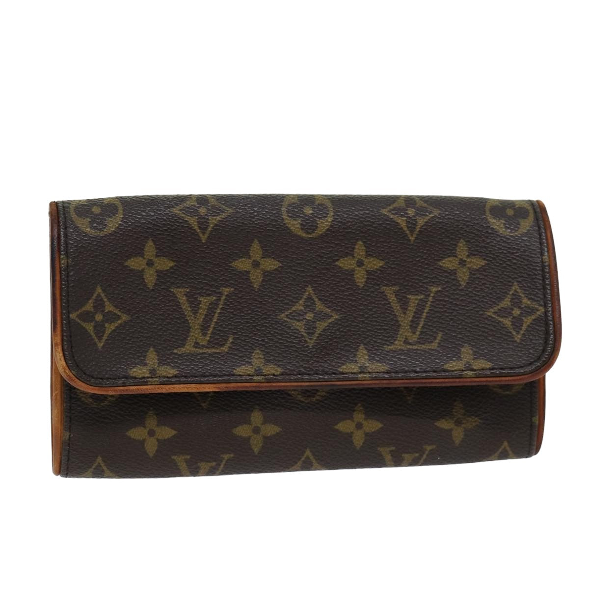 LOUIS VUITTON Monogram Pochette Twin PM Shoulder Bag M51854 LV Auth bs15116