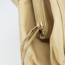 CHANEL Matelasse Chain Shoulder Bag Lamb Skin Beige CC Auth bs15118-16