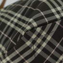 BURBERRY Nova Check Blue Label Tote Bag Nylon Brown Auth bs15120-14