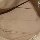 BURBERRY Nova Check Blue Label Tote Bag Nylon Brown Auth bs15120-11