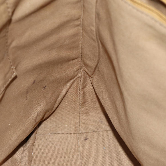 BURBERRY Nova Check Blue Label Tote Bag Nylon Brown Auth bs15120