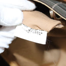 BURBERRY Nova Check Blue Label Tote Bag Nylon Brown Auth bs15120-12