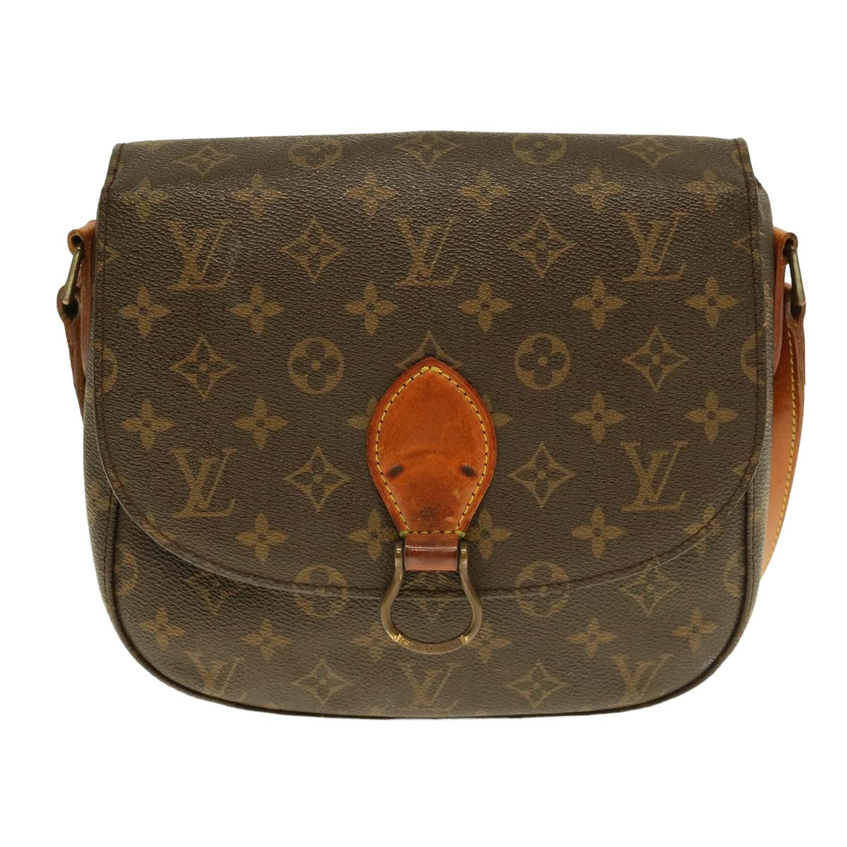 LOUIS VUITTON Monogram Saint Cloud GM Shoulder Bag M51242 LV Auth bs15146