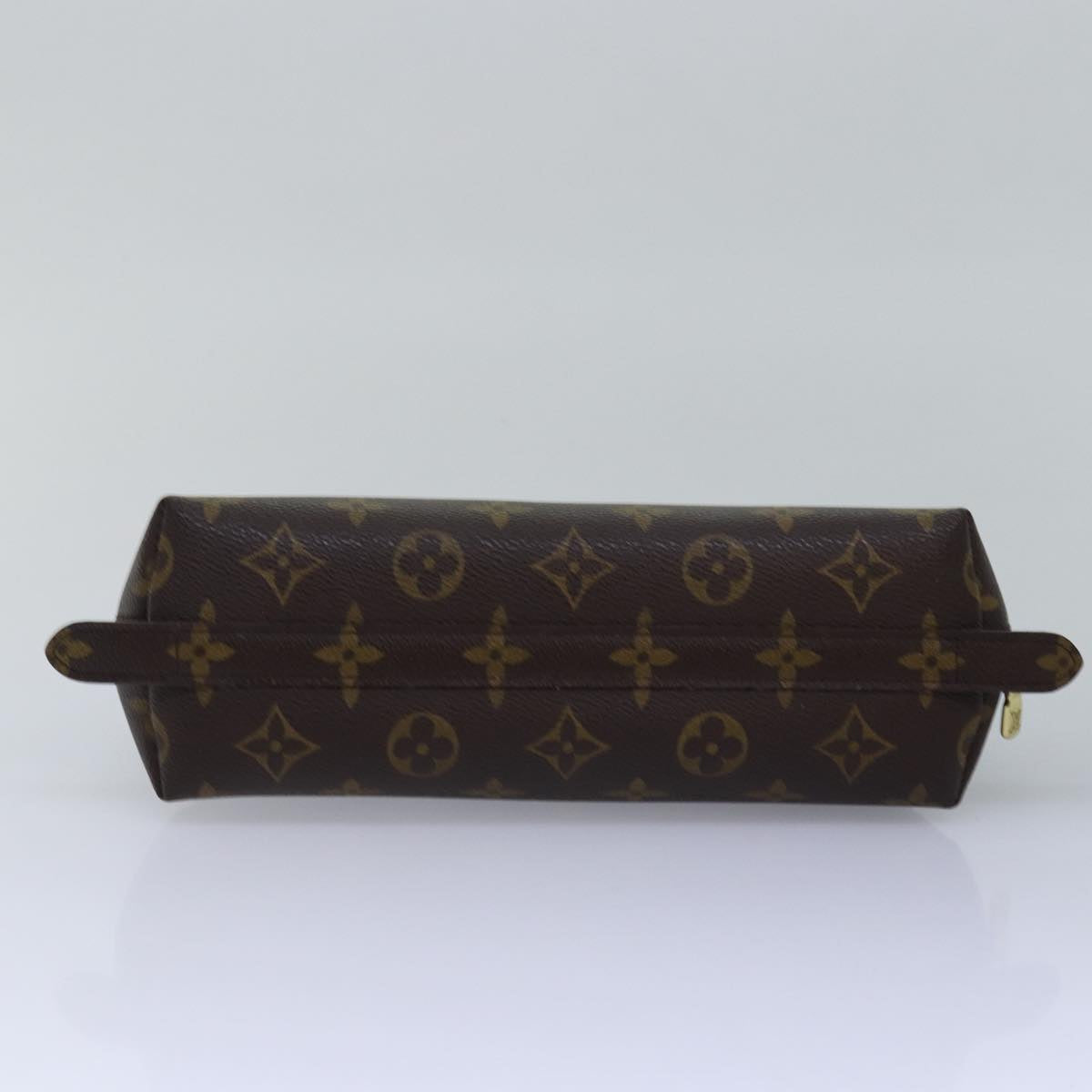 LOUIS VUITTON Monogram Trousse Demi Ronde Cosmetic Pouch M47520 LV Auth bs15147