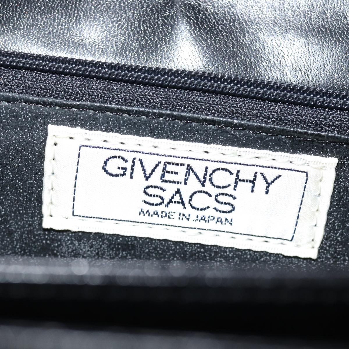 GIVENCHY Hand Bag Leather Black Auth bs15154