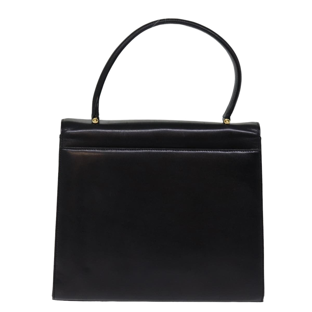 GIVENCHY Hand Bag Leather Black Auth bs15154 - 0