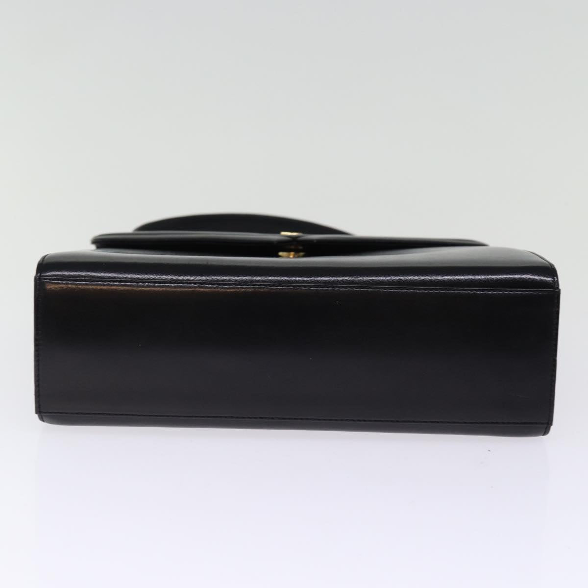 GIVENCHY Hand Bag Leather Black Auth bs15154