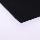 HERMES Shoes Case Hand Bag Canvas Black Auth bs15155-14