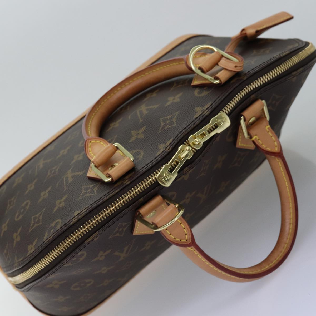 LOUIS VUITTON Monogram Alma PM Hand Bag M53151 LV Auth bs15157