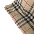 BURBERRY Nova Check Blue Label Hand Bag Nylon Beige Auth bs15174-23