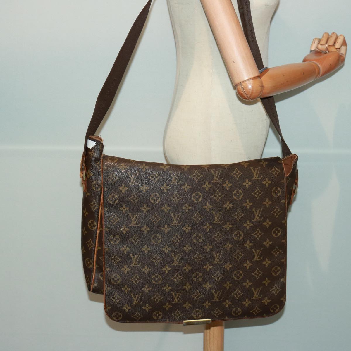 LOUIS VUITTON Monogram Abbesses Shoulder Bag M45257 LV Auth bs15185