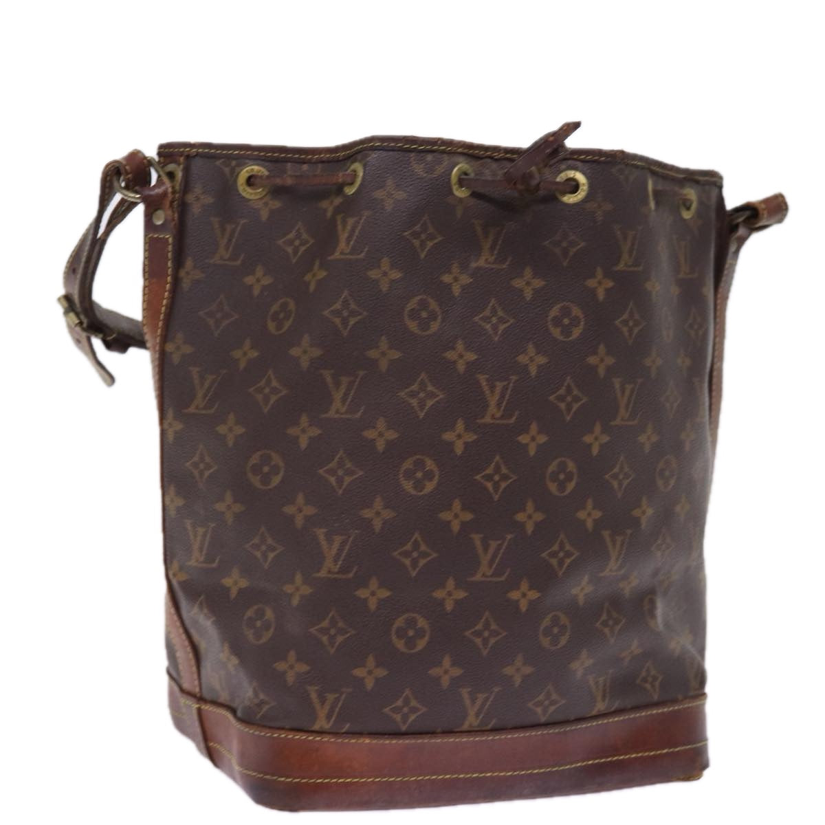 LOUIS VUITTON Monogram Noe Shoulder Bag M42224 LV Auth bs15187