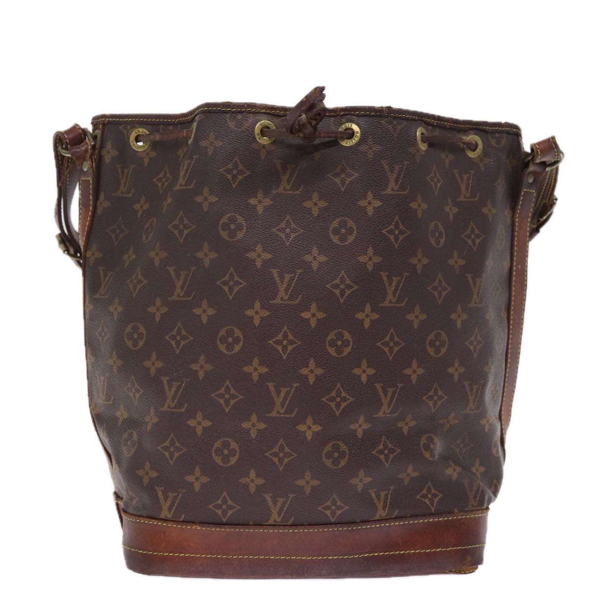 LOUIS VUITTON Monogram Noe Shoulder Bag M42224 LV Auth bs15187