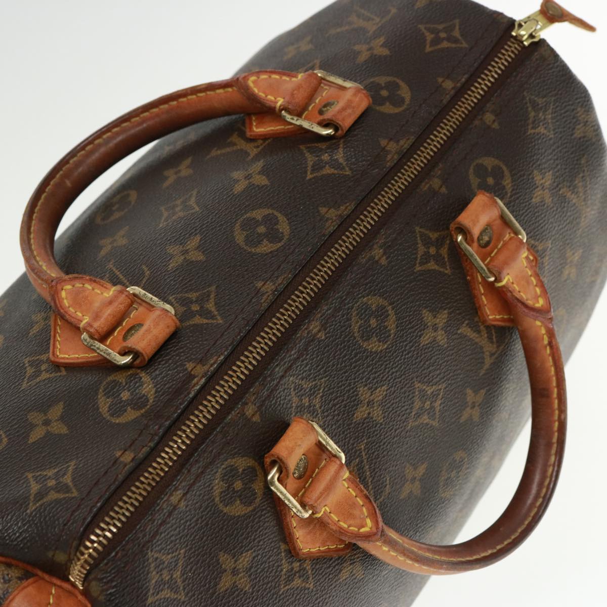 LOUIS VUITTON Monogram Speedy 30 Hand Bag M41526 LV Auth bs15189